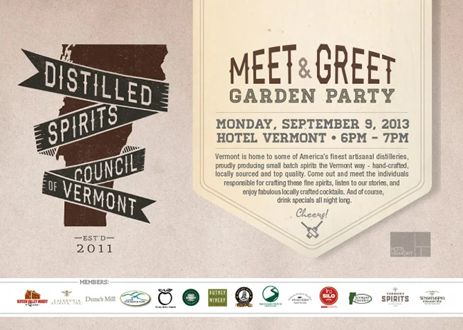 Print Advertising for Distilled Spirits Council of VT