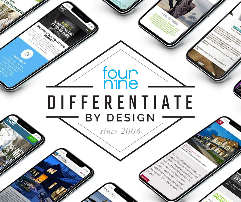 Four Nine Design - Vermont graphic design and website design