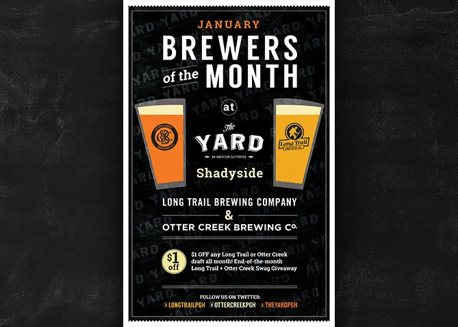 Event Poster for Long Trail Brewing Co.