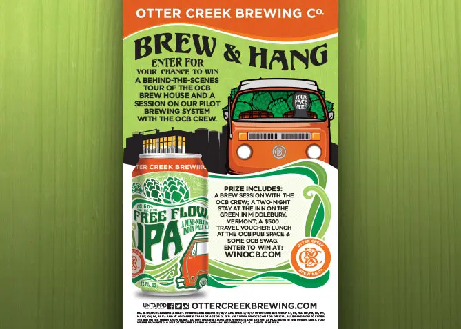 Point of Sale Poster for Otter Creek Brewing Co.