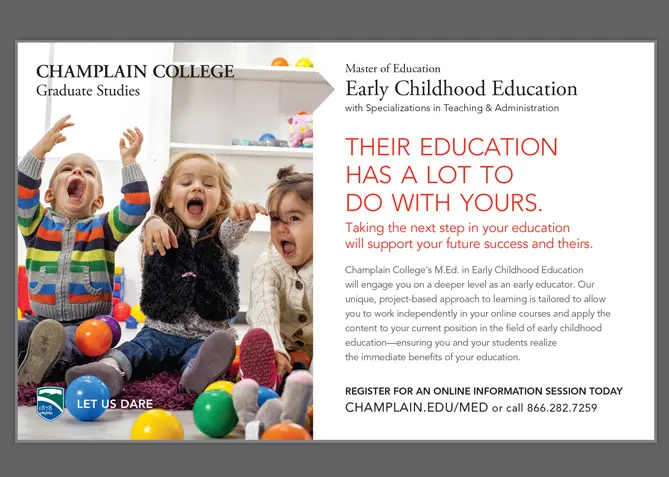 Event Postcard for Champlain College