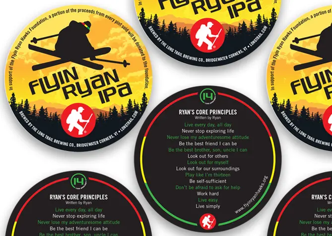 Coaster Design for Long Trail Brewing Co.