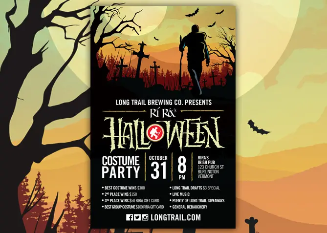 Event Poster for Long Trail Brewing Co.