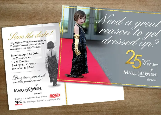 Event Invitation for Make-A-Wish Vermont