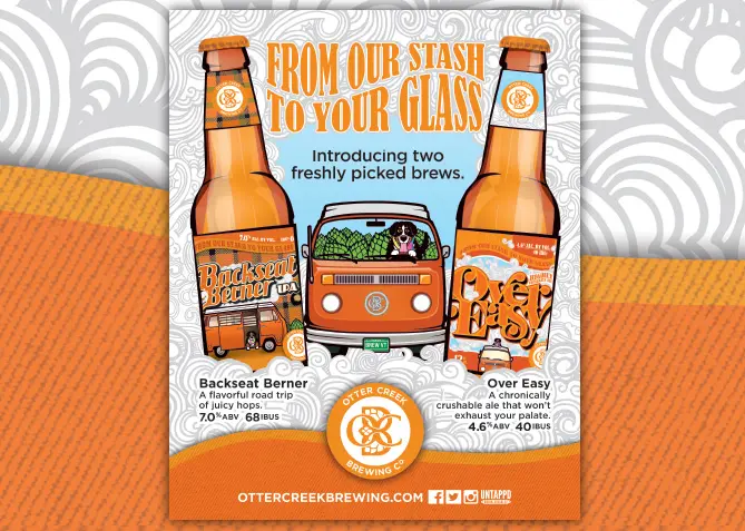 Advertising for Otter Creek Brewing Co.