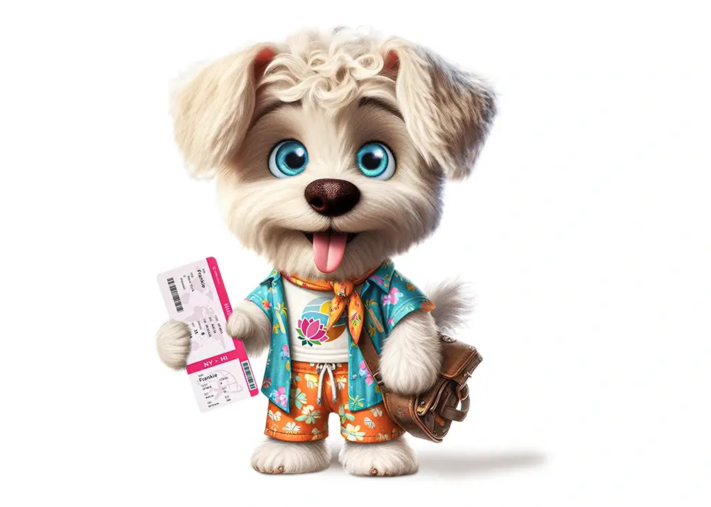 Branded Mascot Illustration for Private Paradise Villas