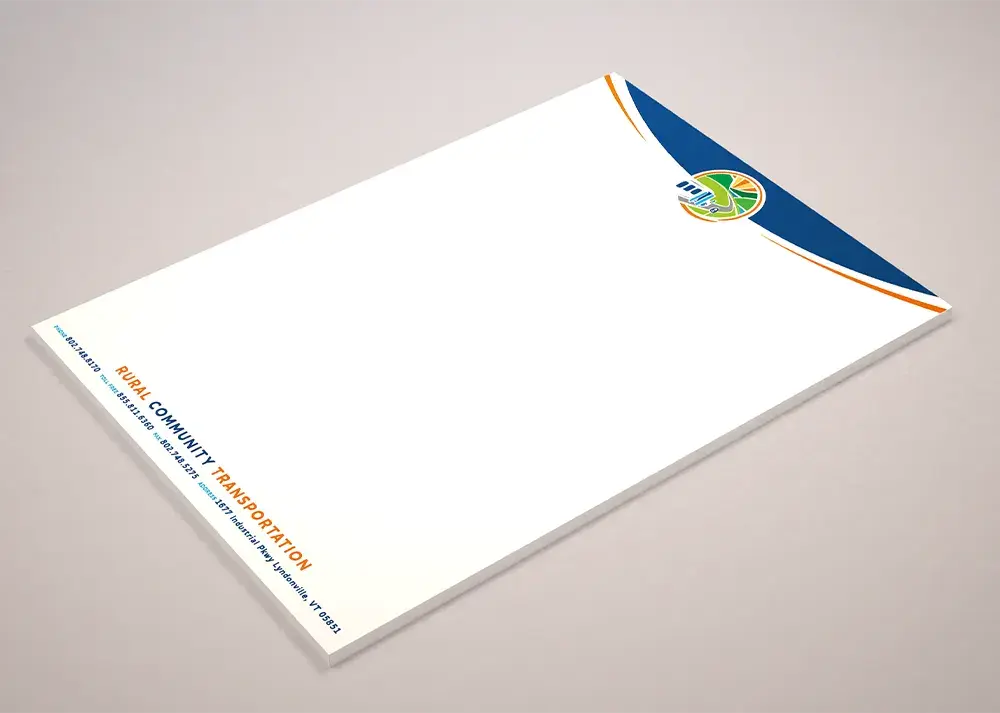 Branded Stationery for Rural Community Transportation