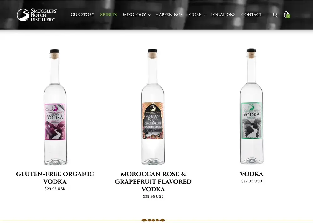 Label Design for Smugglers' Notch Distillery