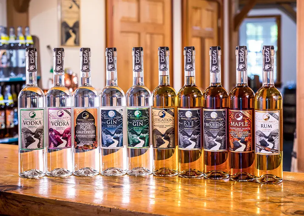 Graphic Design for Smugglers' Notch Distillery