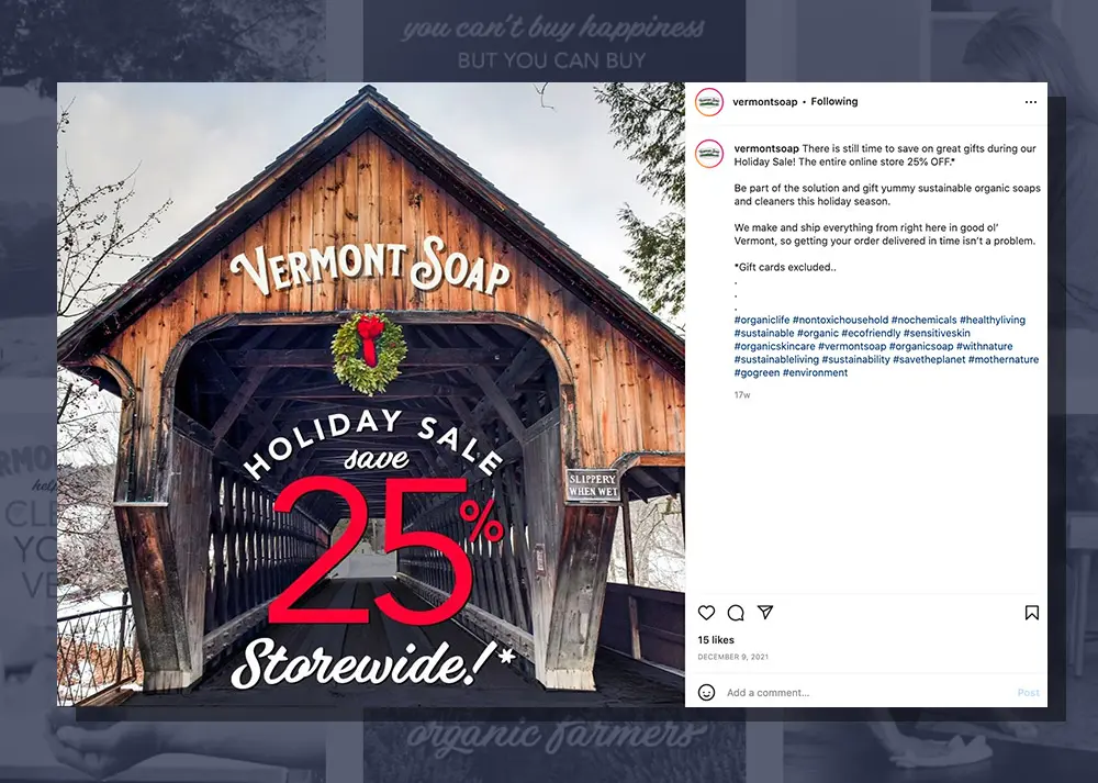 Social Media for Vermont Soap