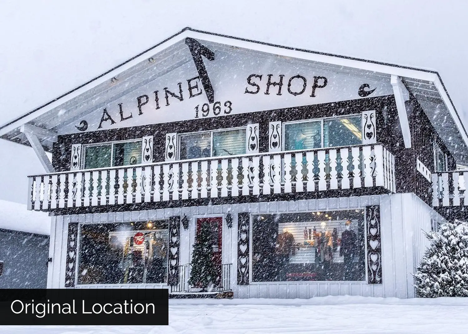 Environmental Branding, Sign Design for the Alpine Shop