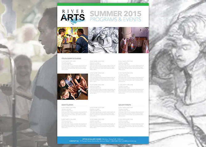 Poster Design for River Arts