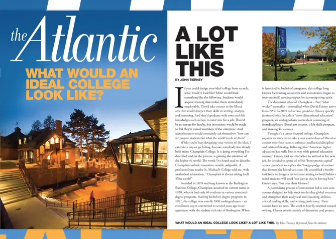 Brochure Design for Champlain College