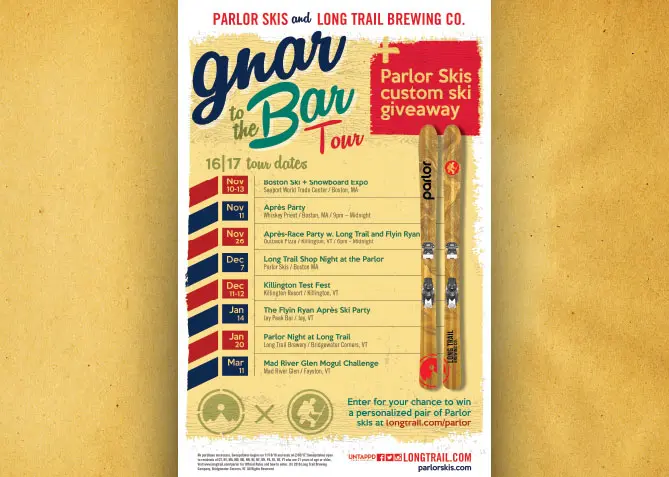 Event Poster for Long Trail Brewing Co.