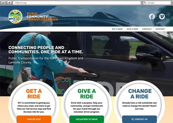 Responsive Website Design, Responsive Website Development for Rural Community Transportation