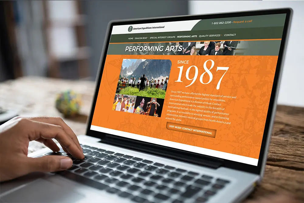 Website development for American Expeditions - use case scenario.