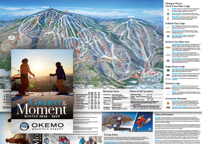 Trail Map for Okemo Mt. Resort