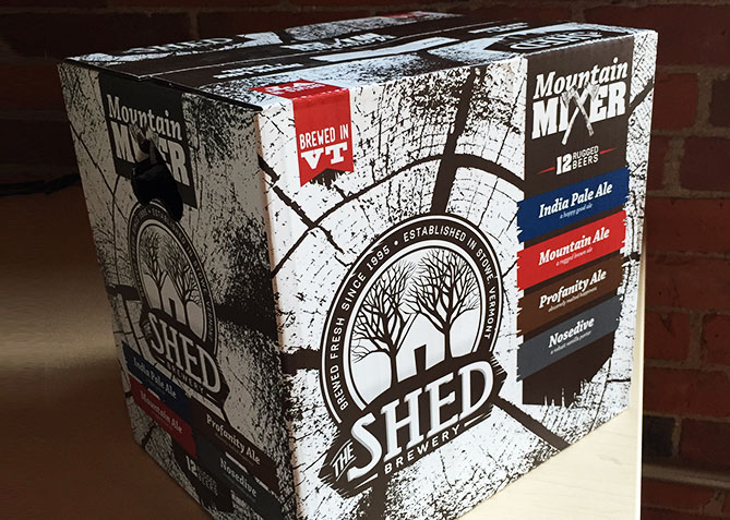 Packaging Design for The Shed Brewery