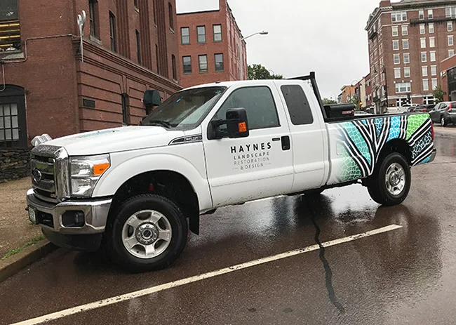 Truck Wrap for Haynes Landscaping