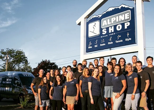 Shop Sign for Alpine Shop