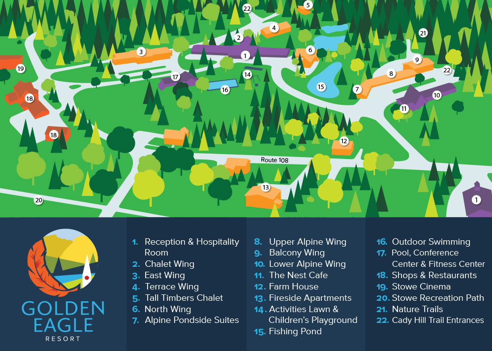 Golden Eagle Resort Map