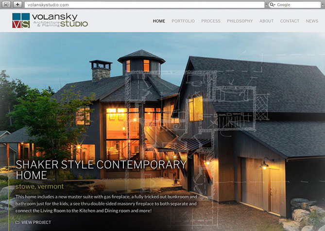 Volanksy Studio Web Design