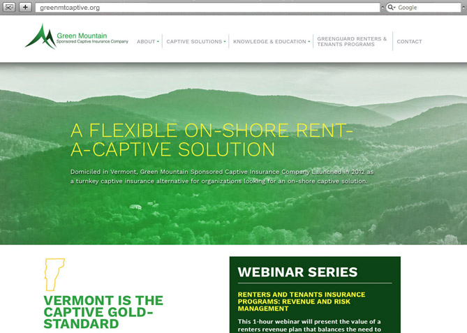Responsive Website Design, Responsive Website Development for Green Mt. Captive