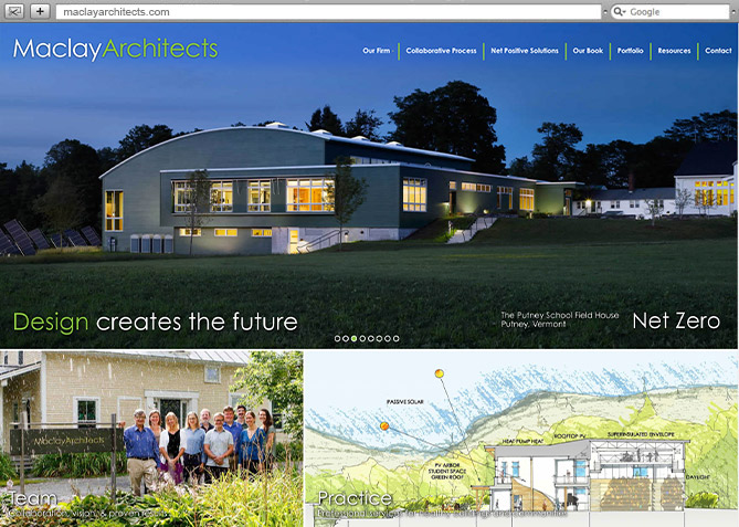 Responsive Website Design, Responsive Website Development for Maclay Architects